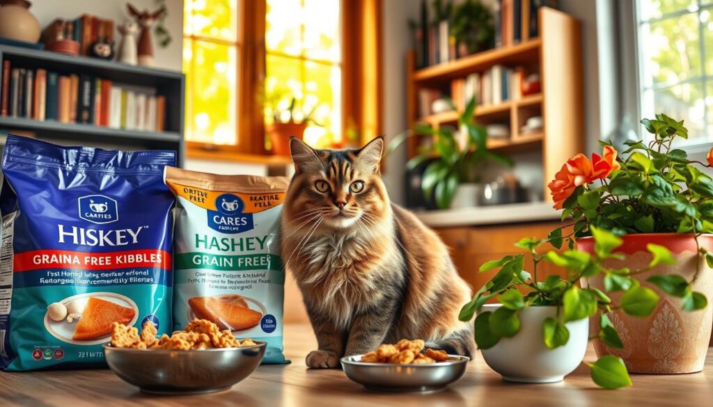 cat hairball management through diet